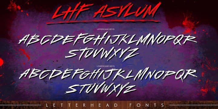LHF Asylum Font Poster 2