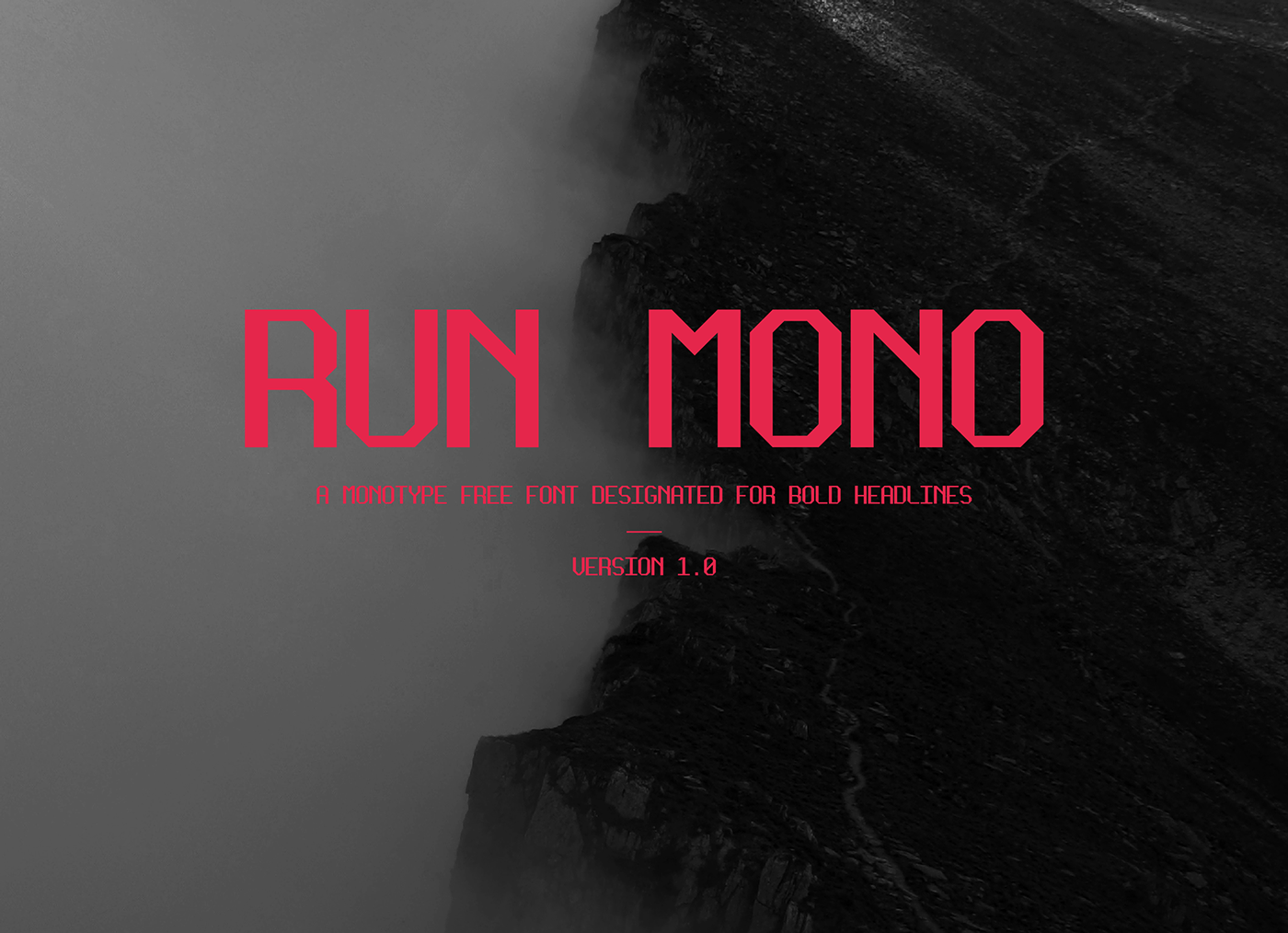 Run Mono font