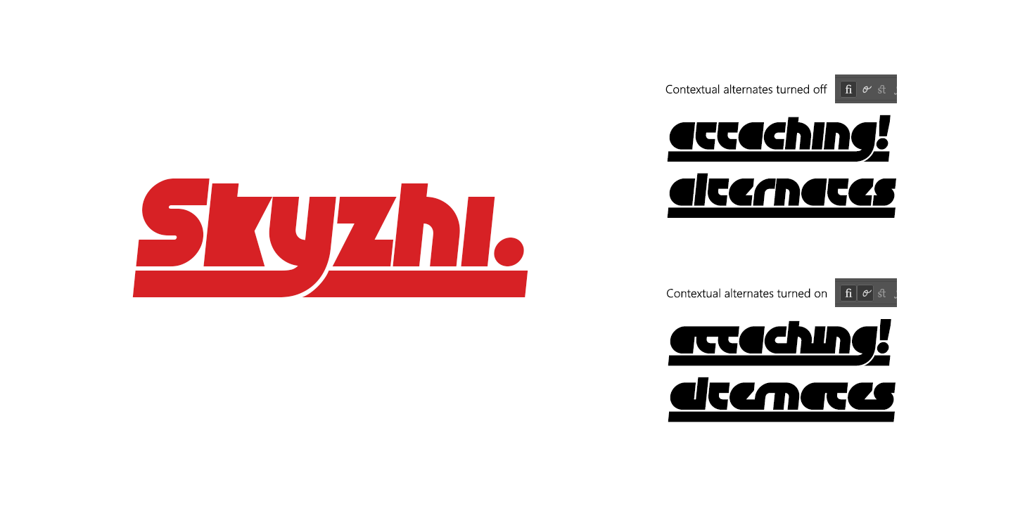 Skyzh font