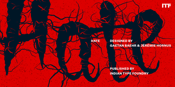 Hate Font Poster 1