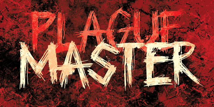 Plague Master Font Poster 1