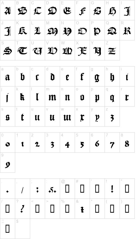 1492 Quadrata font