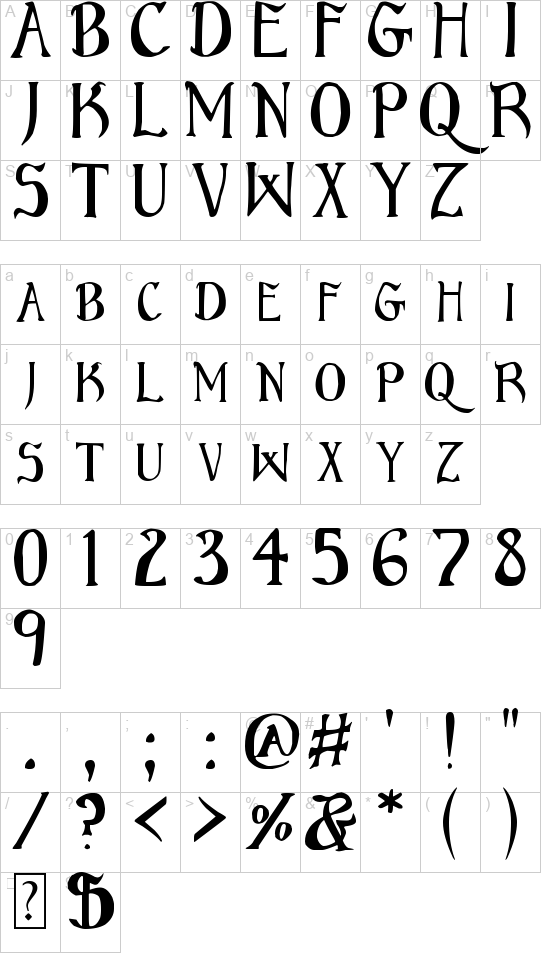 Bruce Standard Text font