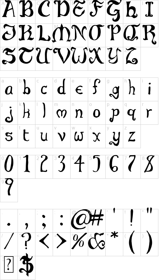 Throrian Commonface font