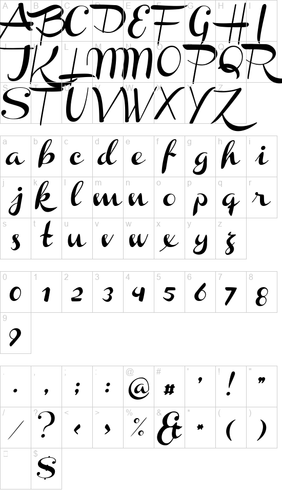 Channel font