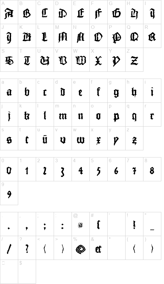 Monks Writing font