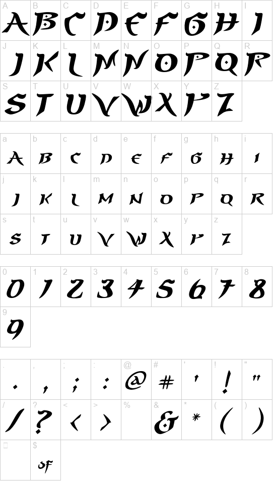 Prince of Persia font