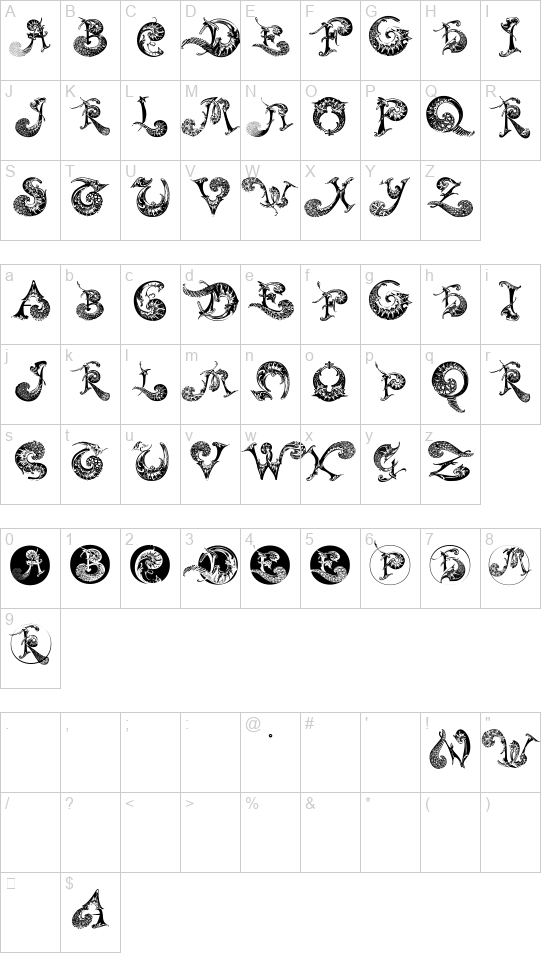 Schnoerkel Caps font