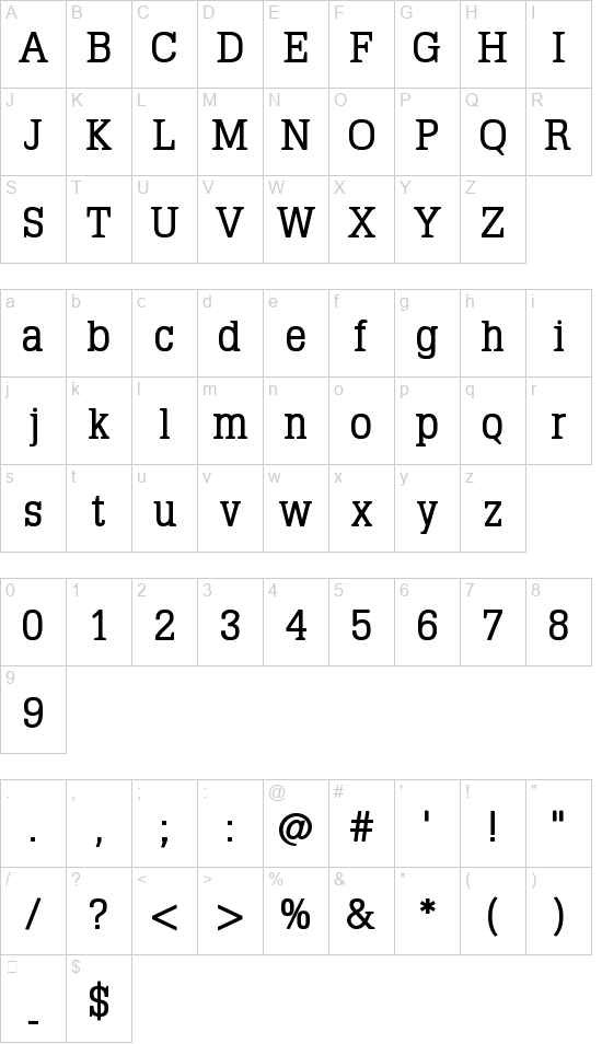 Typo Latin Serif font