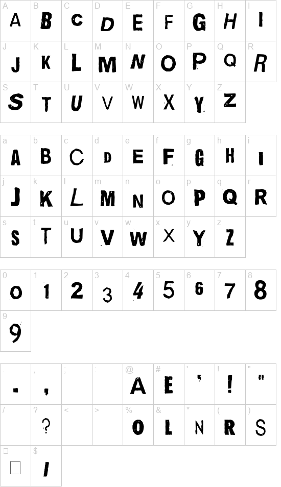 Quick End Jerk font