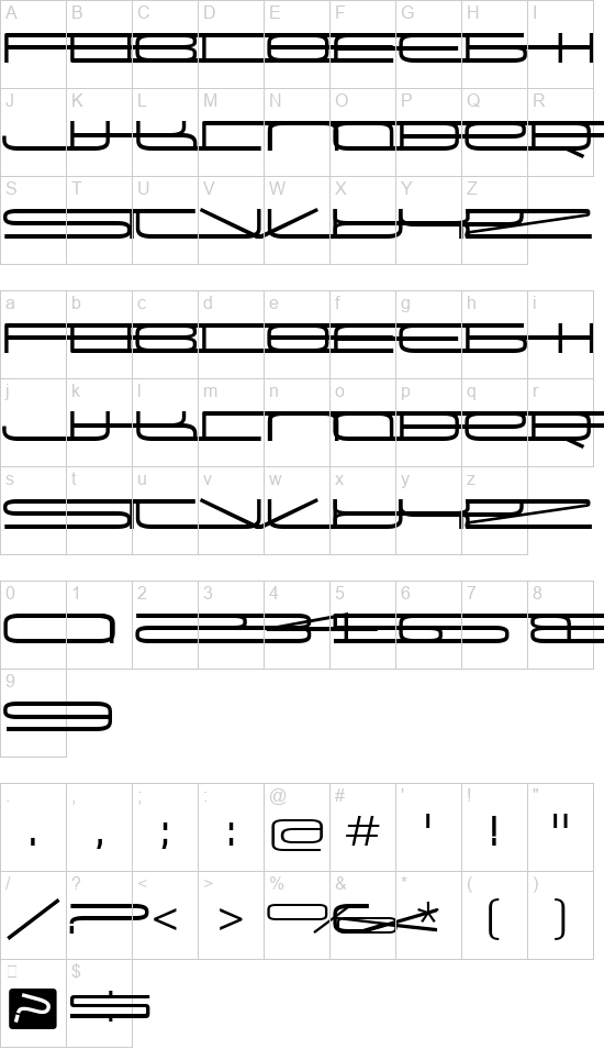 Univox font