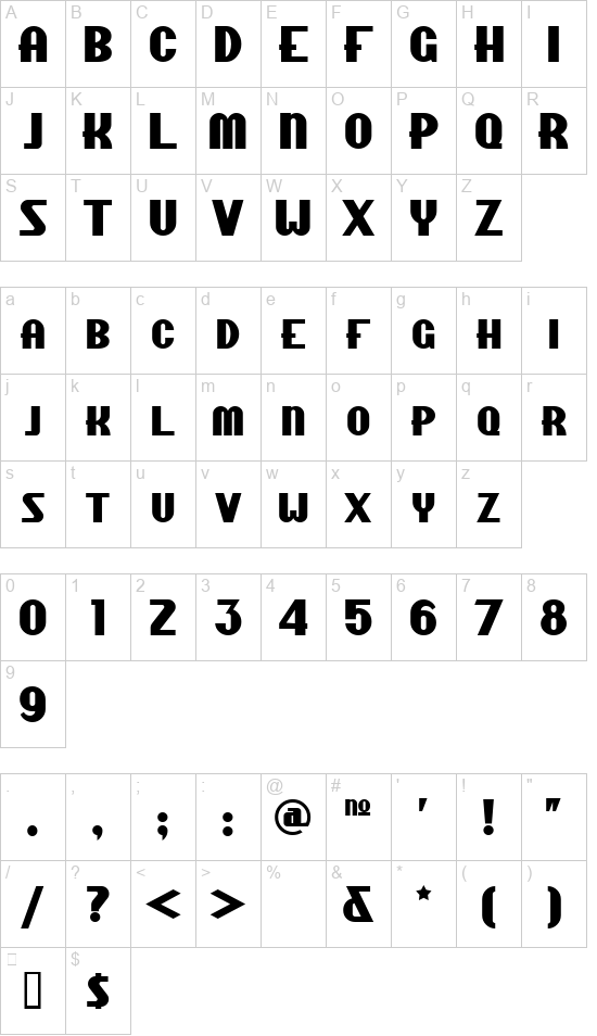 Chippewa Falls NF font