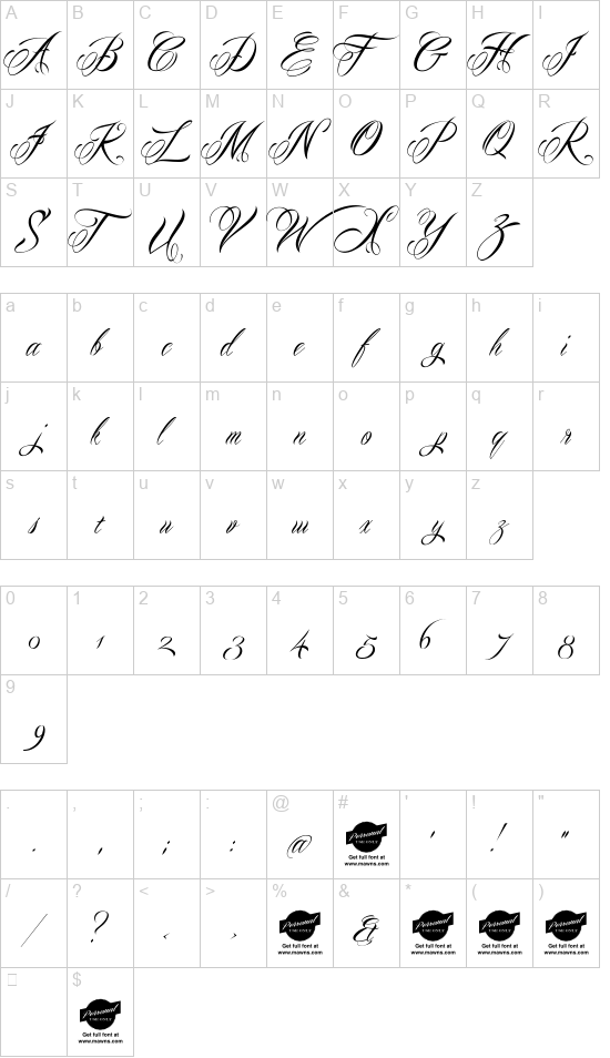 Mardian font