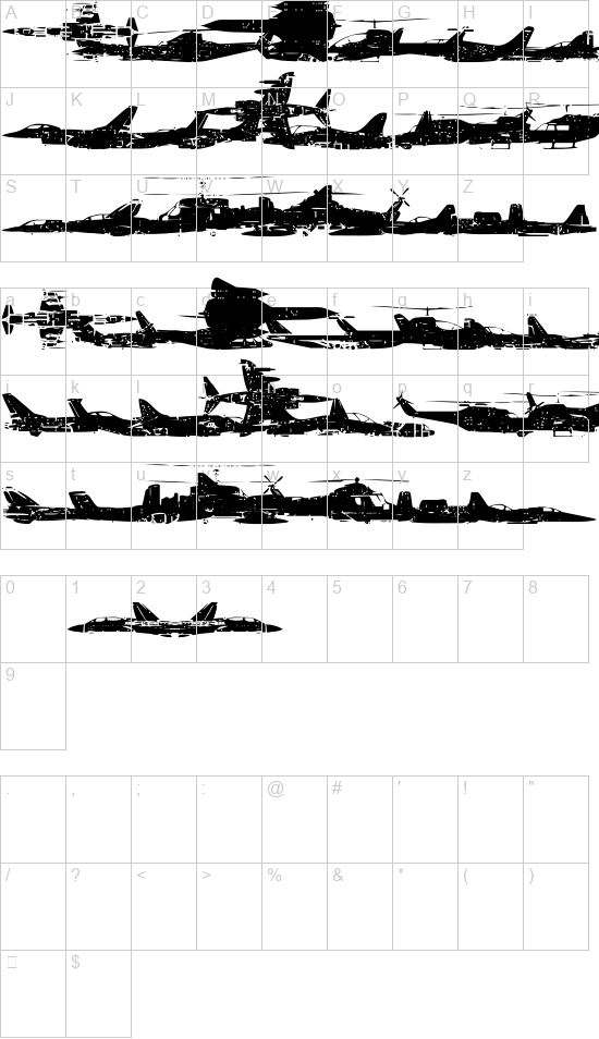 Air Force font