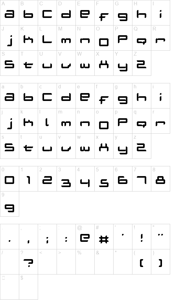 Ablattive font