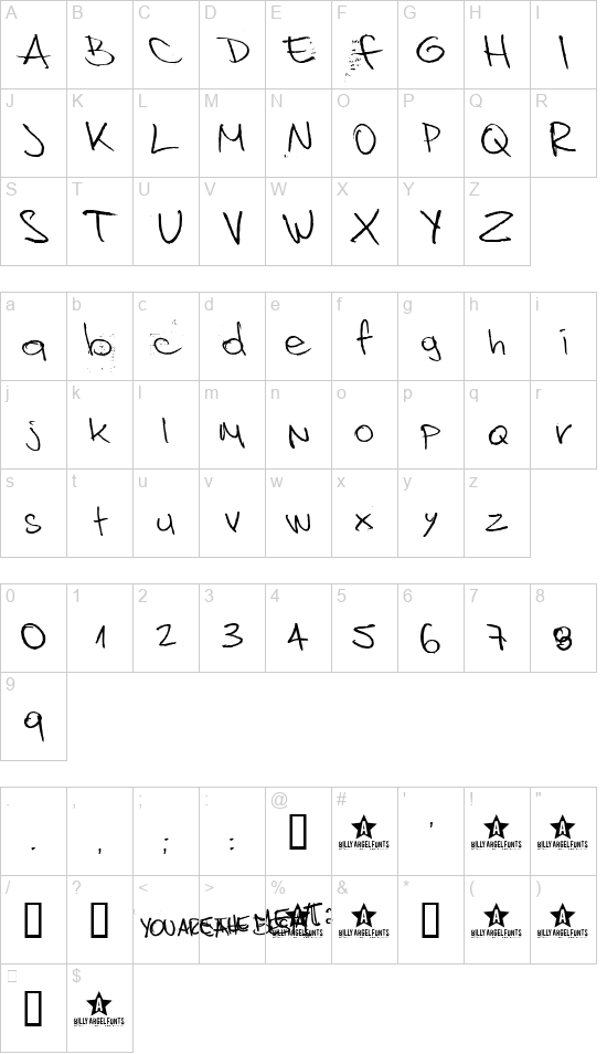 Bedspread Assassin font