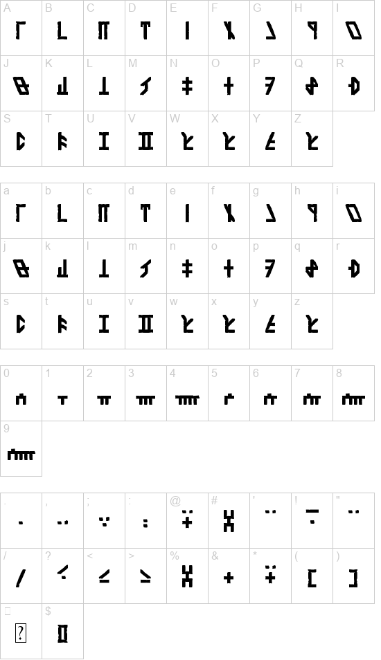 Dethek Stone font