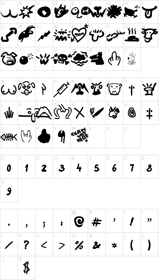 Hard Talk font
