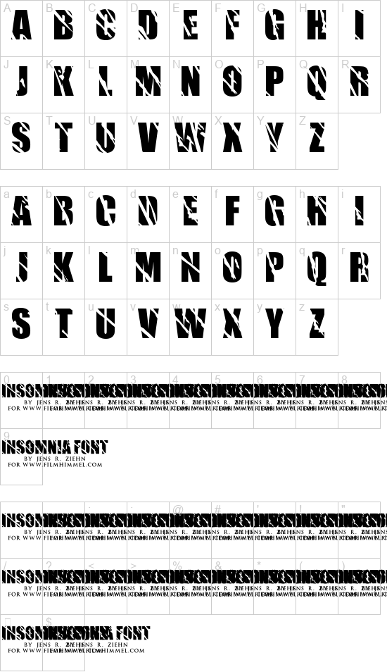 Insomnia font