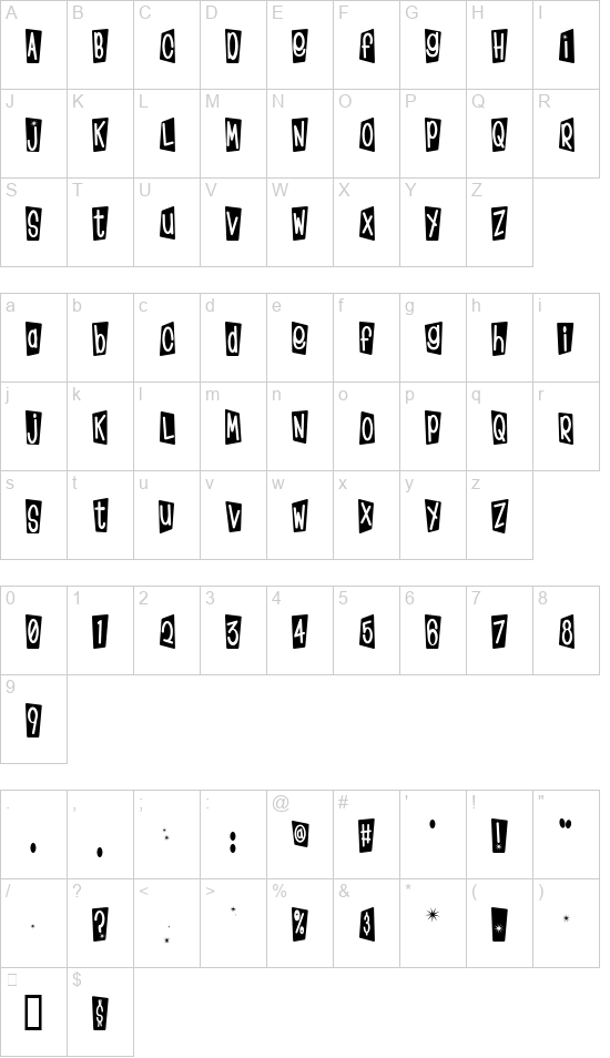 KlinkOMite font