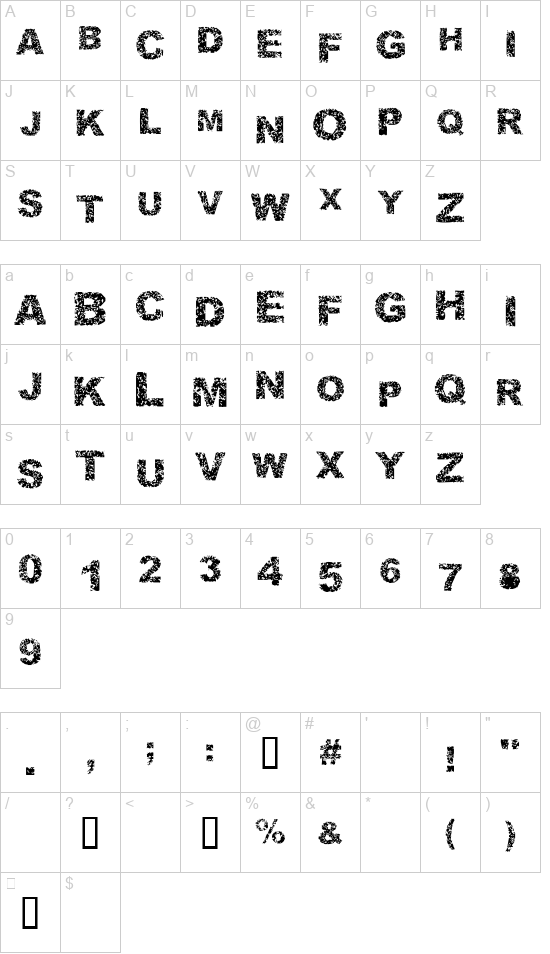 Malapropism font