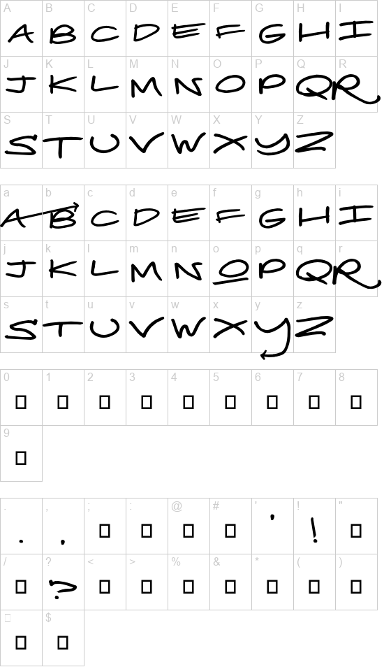 Real Toyz font