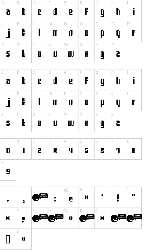 Sanka font