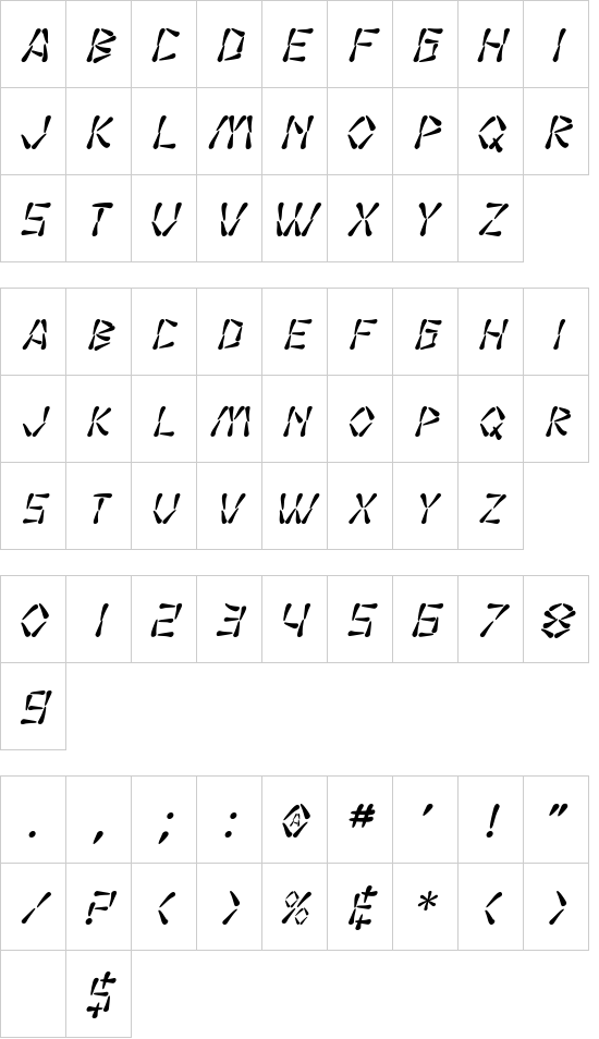SF Wasabi font
