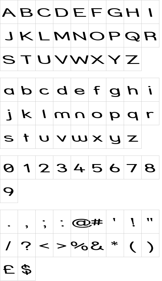 Street font