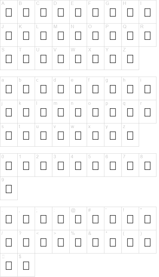 Spacecard font