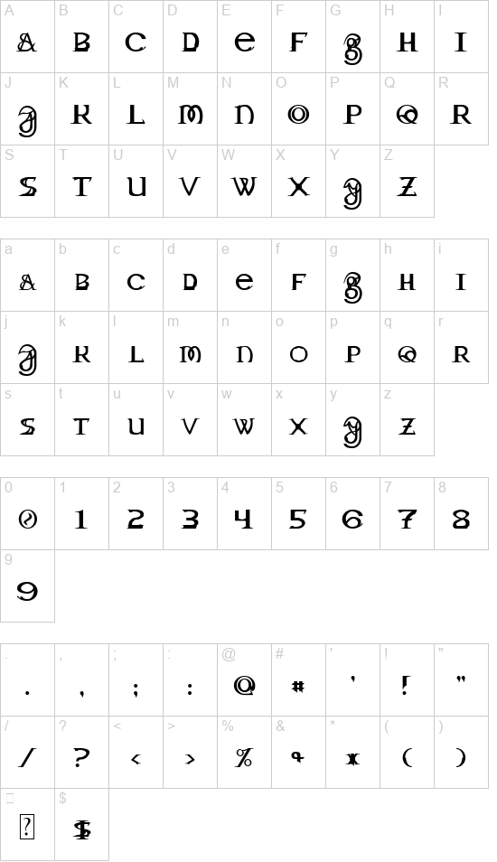 Toril font