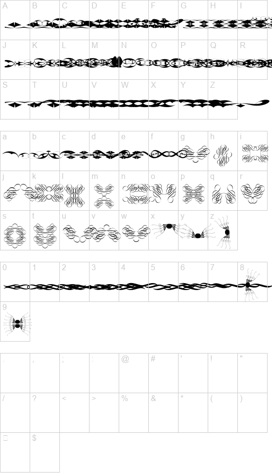 Tribalism font