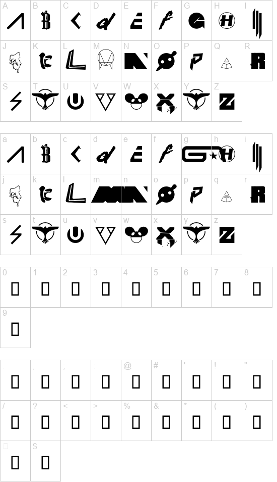Wub Machine font