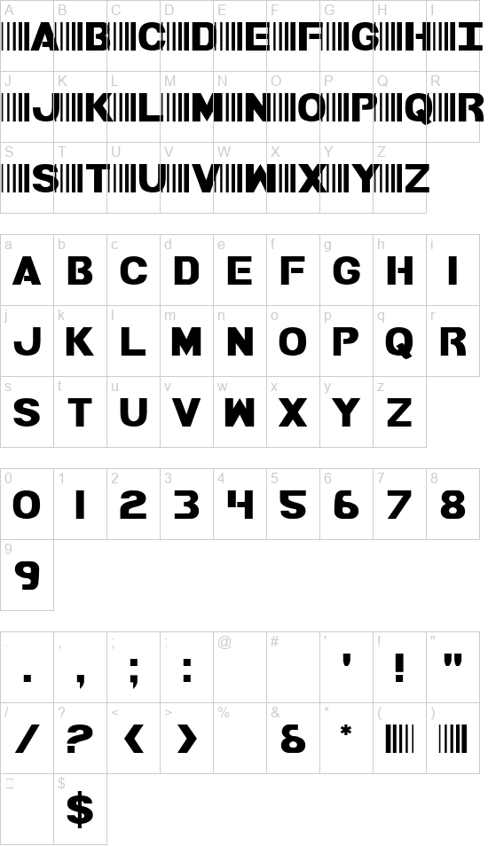 Bamf font