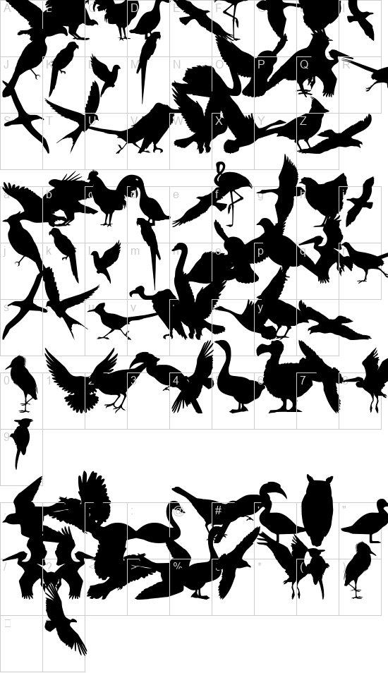 Birds of a Feather font