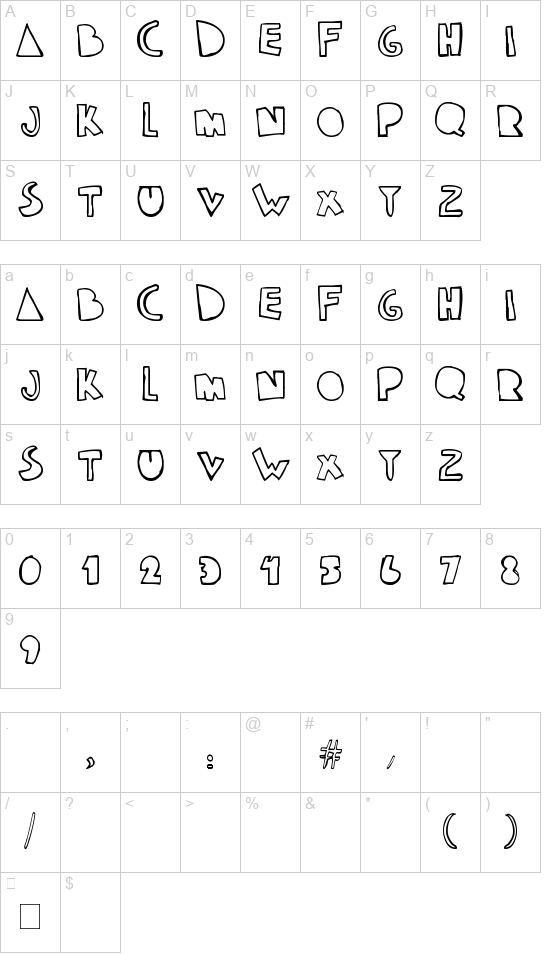 Klam font