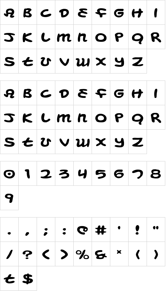 Magic Beans font