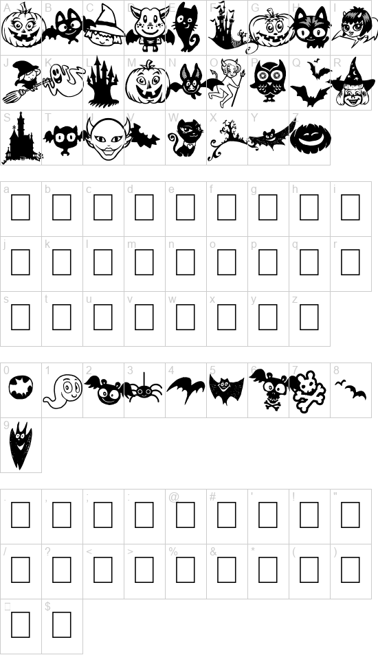 HALLOCUTIES font