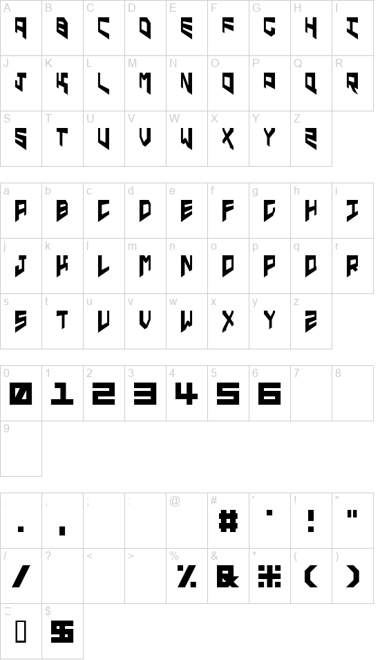 pers font