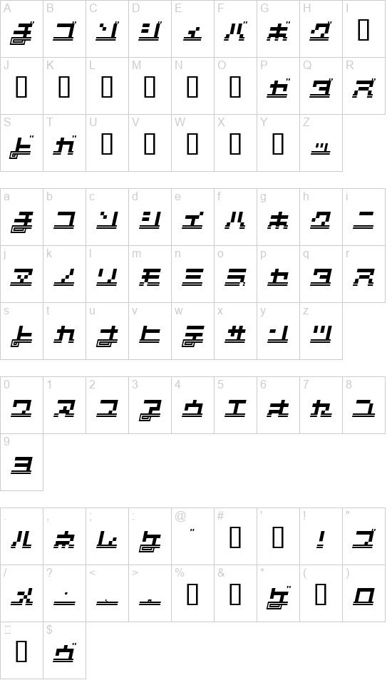 SUPERCAR font