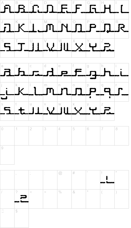 Transcript font