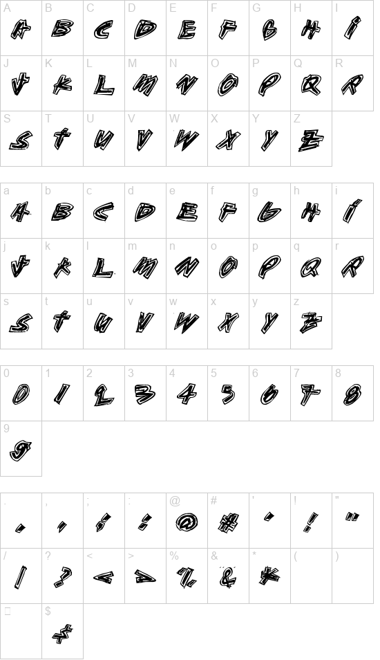 Aikasiirtyma font