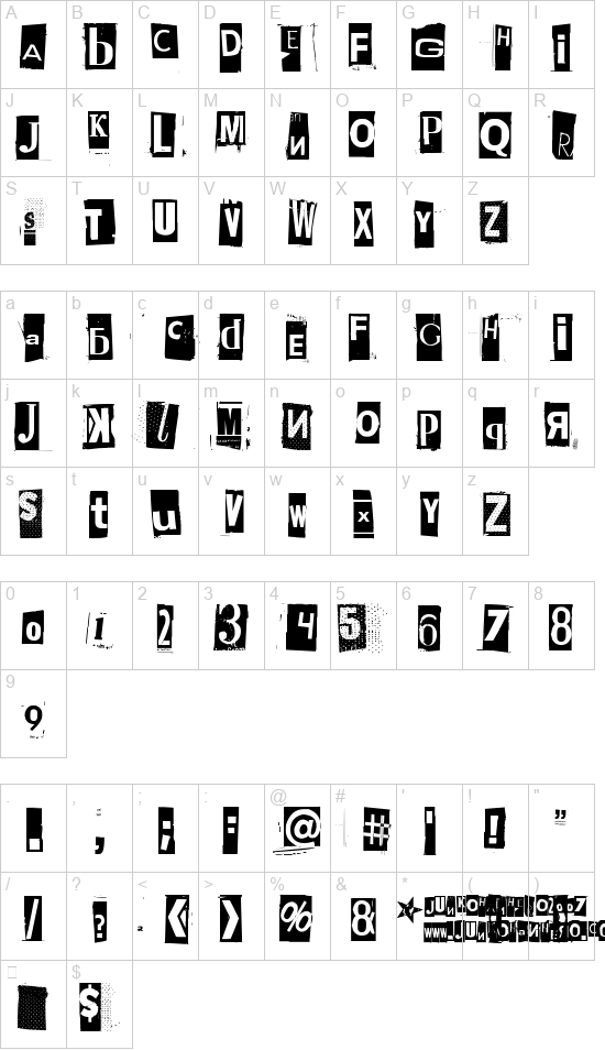 Phorssa font