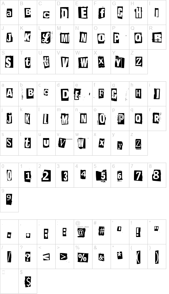 Postinkantaja Job font