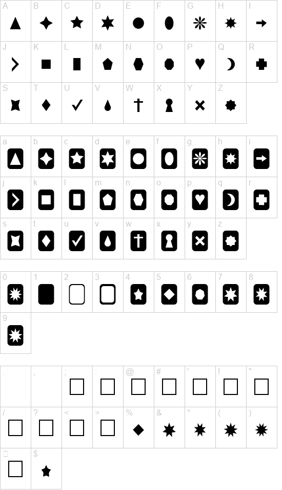 Cut Outs for 3D FX font