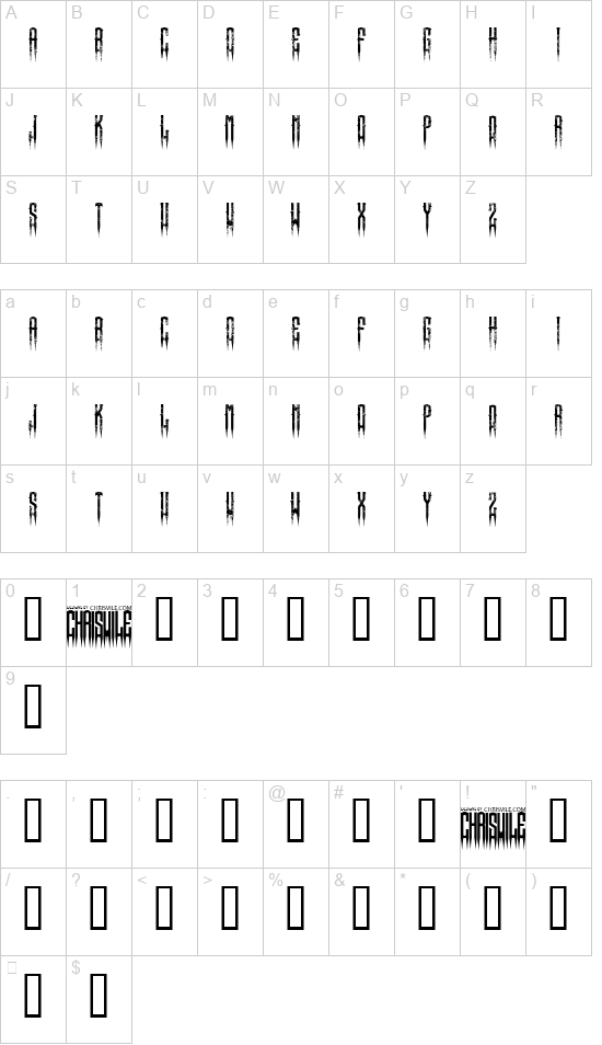 XSpiked font