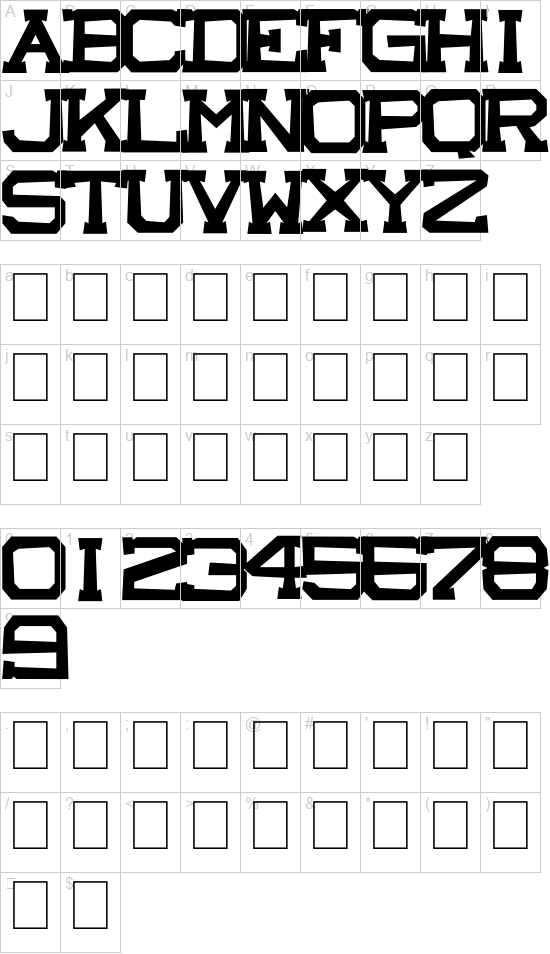 castle rock font