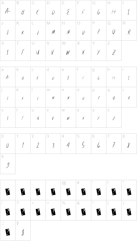 Lite Hand font