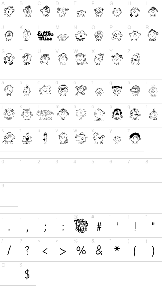 Little Miss font