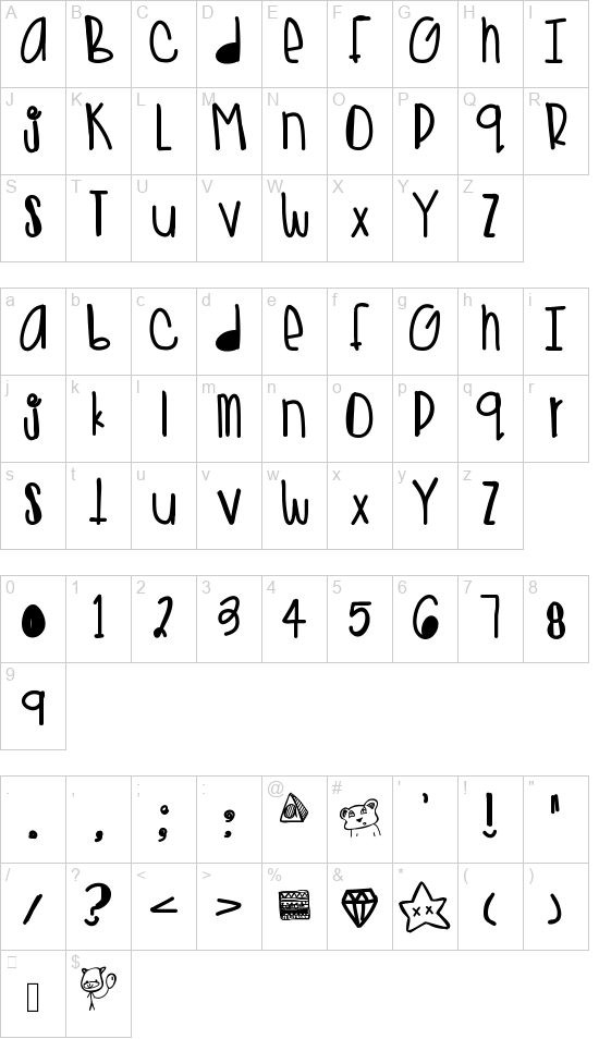 Golden Teddys font